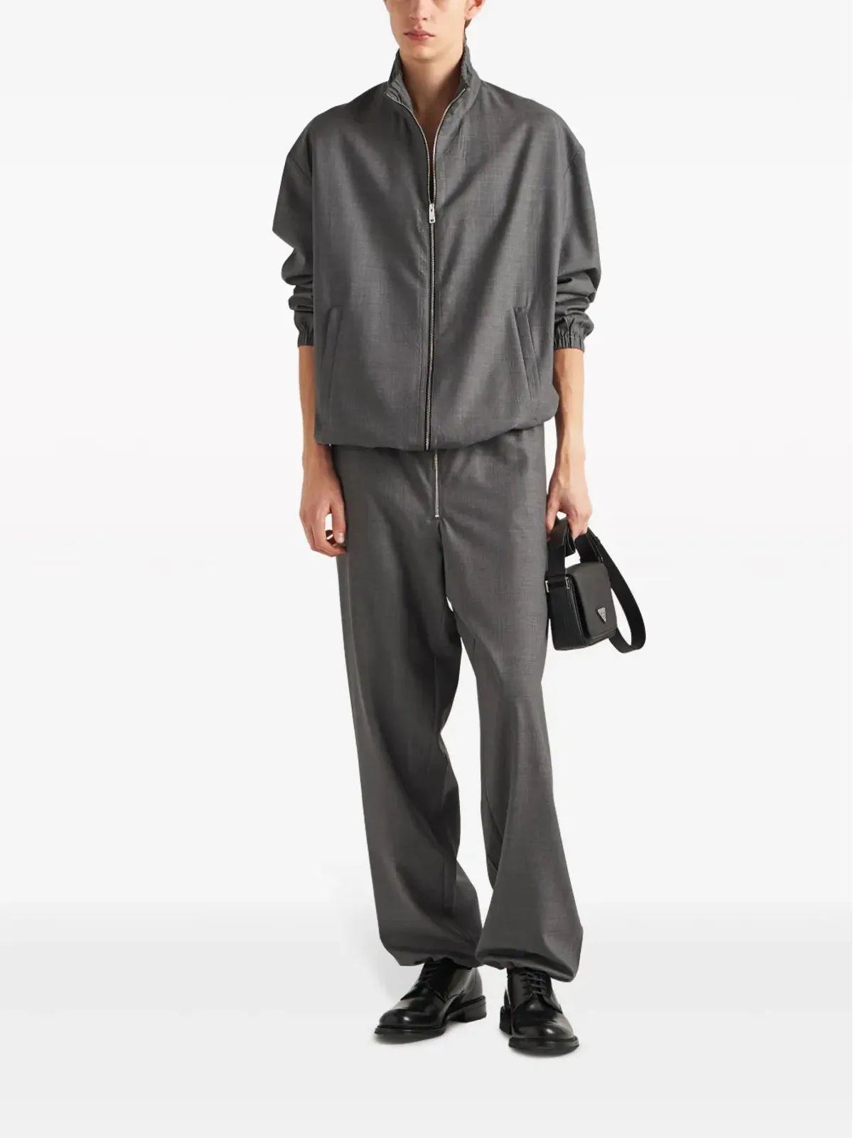 Prada ウール ブルゾン ジャケット - グレー - 画像2