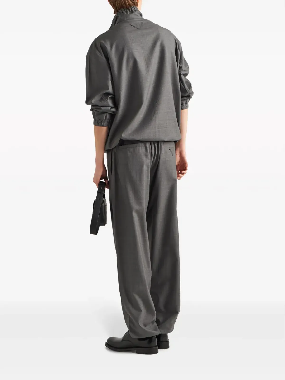 Prada ウール ブルゾン ジャケット - グレー - 画像3