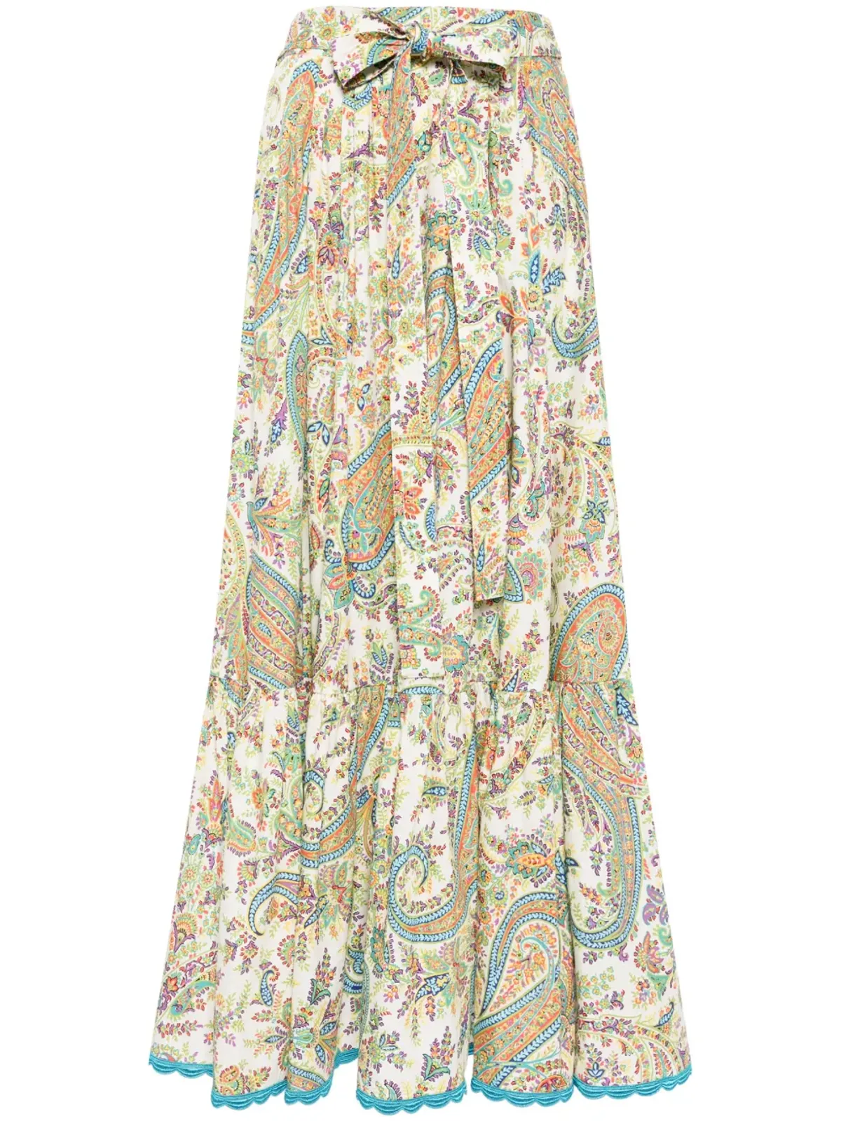 ETRO ペイズリープリントのコットンスカート - マルチカラー - 画像1