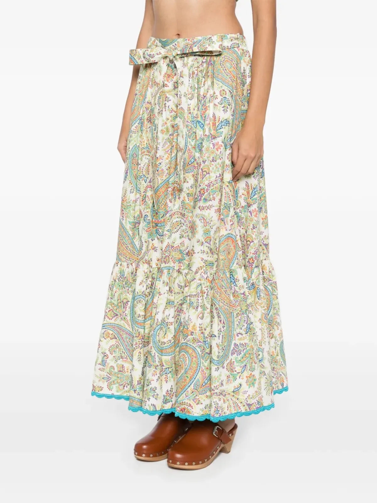 ETRO ペイズリープリントのコットンスカート - マルチカラー - 画像3