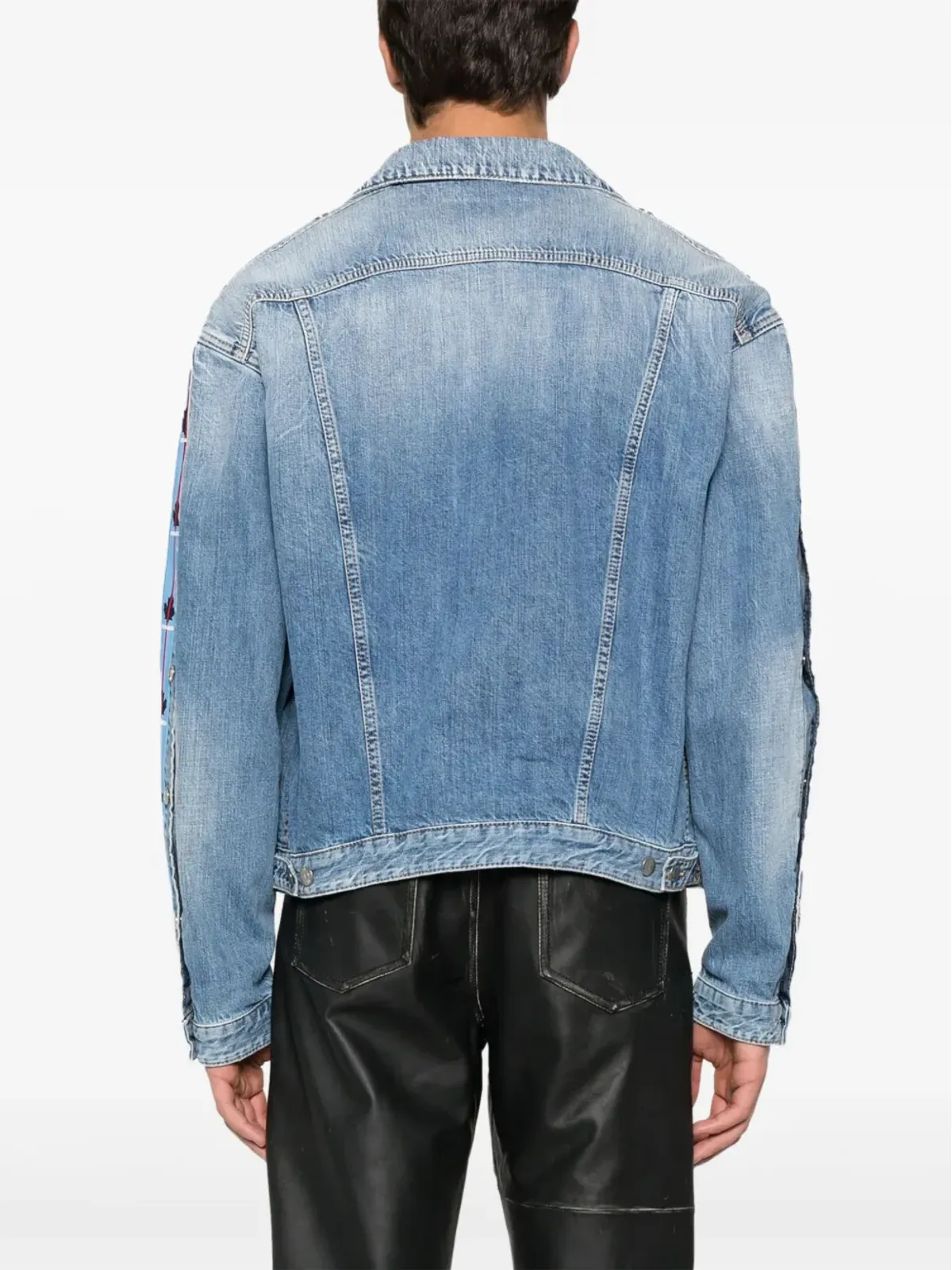 DSQUARED2 Dan ロゴパネル デニムジャケット - 画像4