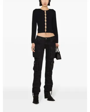 DSQUARED2 パール装飾ニットトップ - サムネイル2