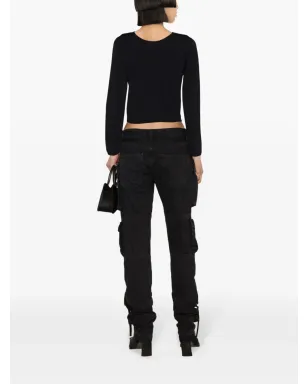 DSQUARED2 パール装飾ニットトップ - サムネイル4