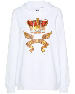 Moschino crown-print フーディ - サムネイル1