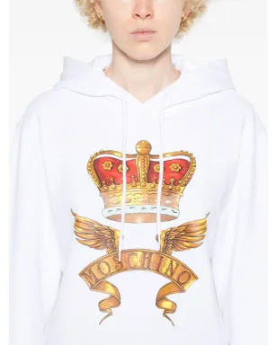 Moschino crown-print フーディ - サムネイル5