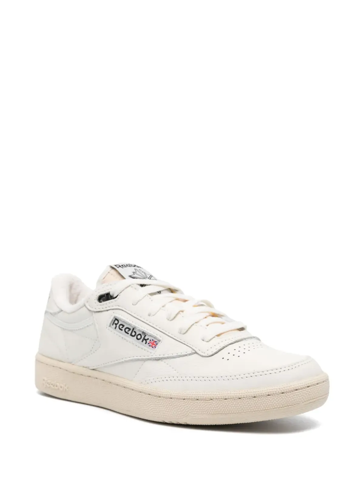 Reebok クラブC レースアップ レザー スニーカー - ホワイト - 画像2