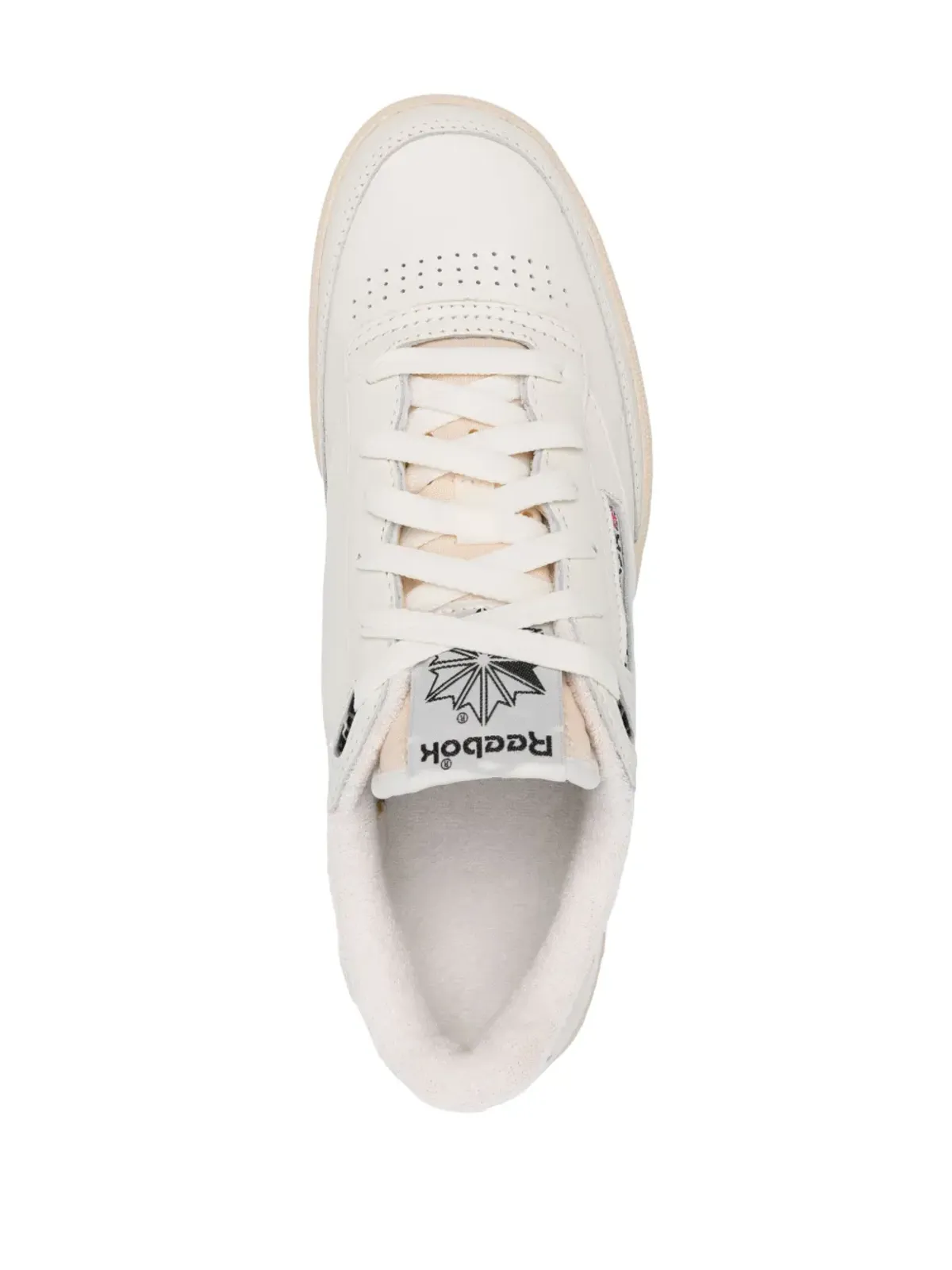 Reebok クラブC レースアップ レザー スニーカー - ホワイト - 画像4