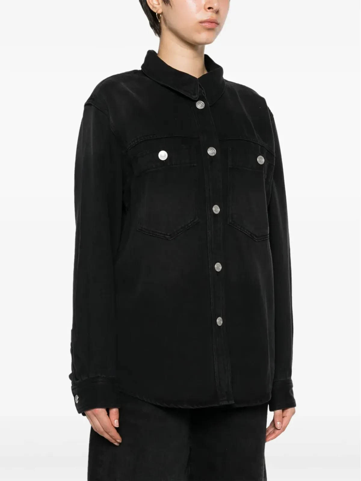 ISABEL MARANT Talbot フェードデニムシャツ - 画像3