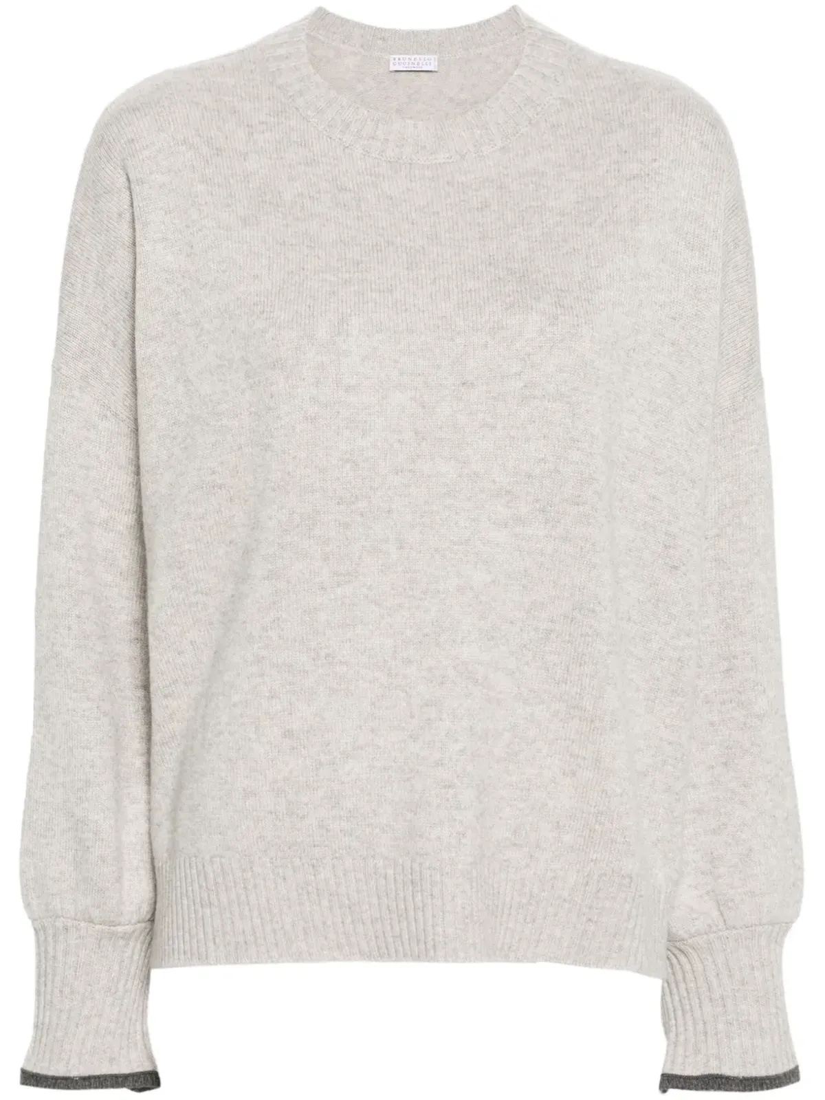 Brunello Cucinelli メランジカシミヤ ジャンパー - グレー - 画像1