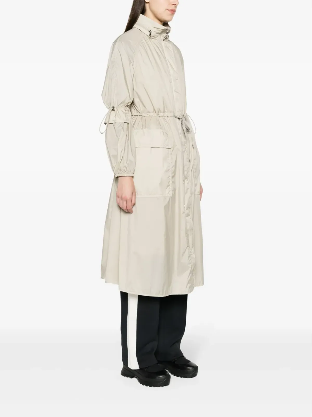 Moncler リンズパーカーマキシコート - 画像3