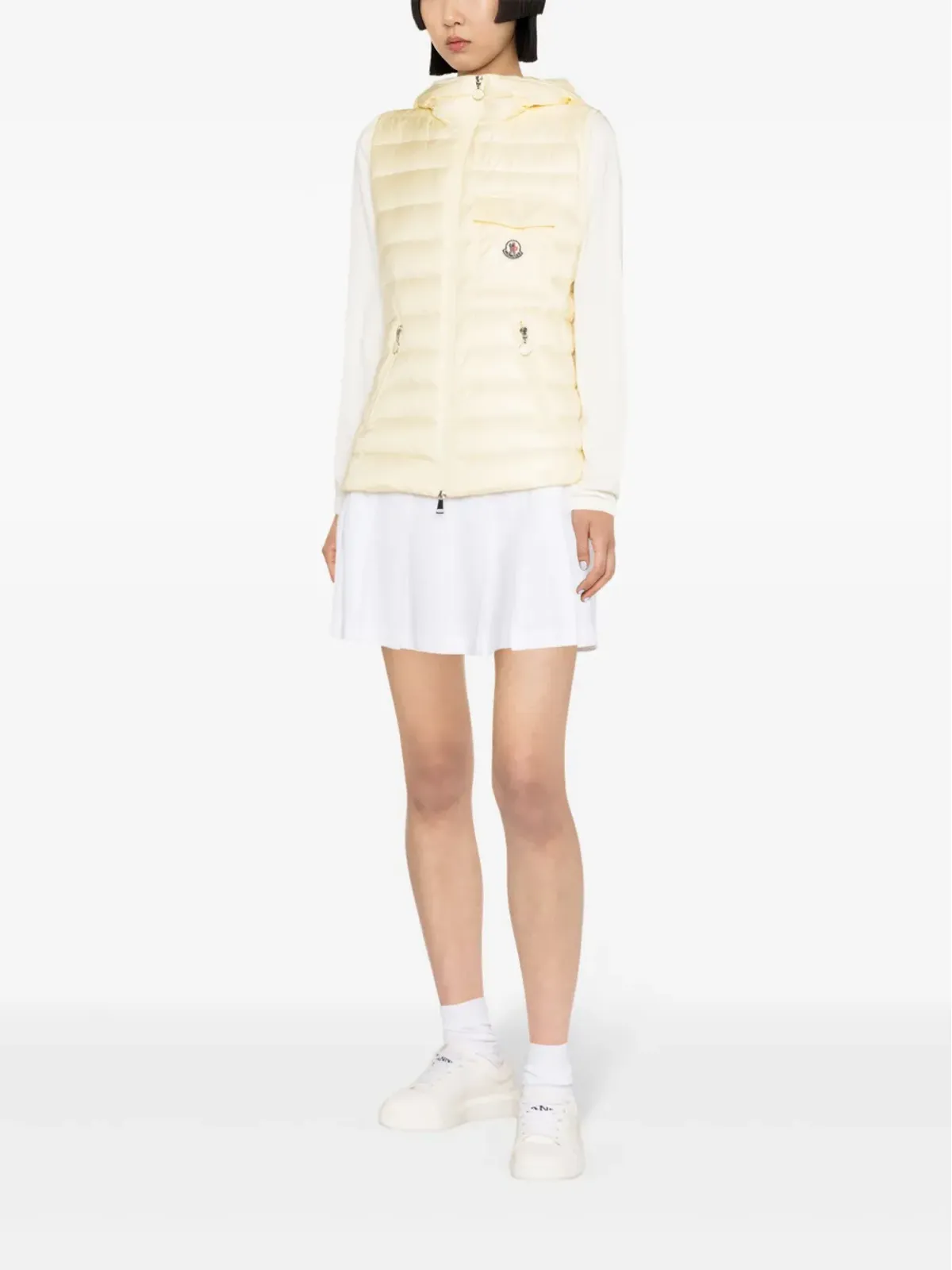 Moncler グリゴス フード付きダウンジレ - イエロー - 画像4