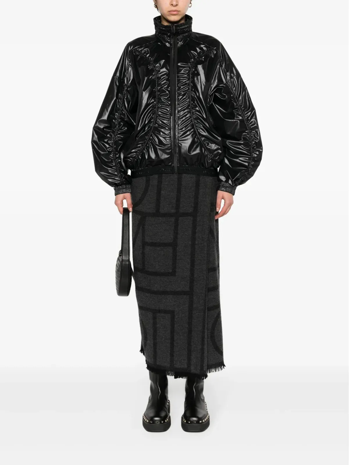 Moncler Doride 縫い目入りボンバー ジャケット - 画像2