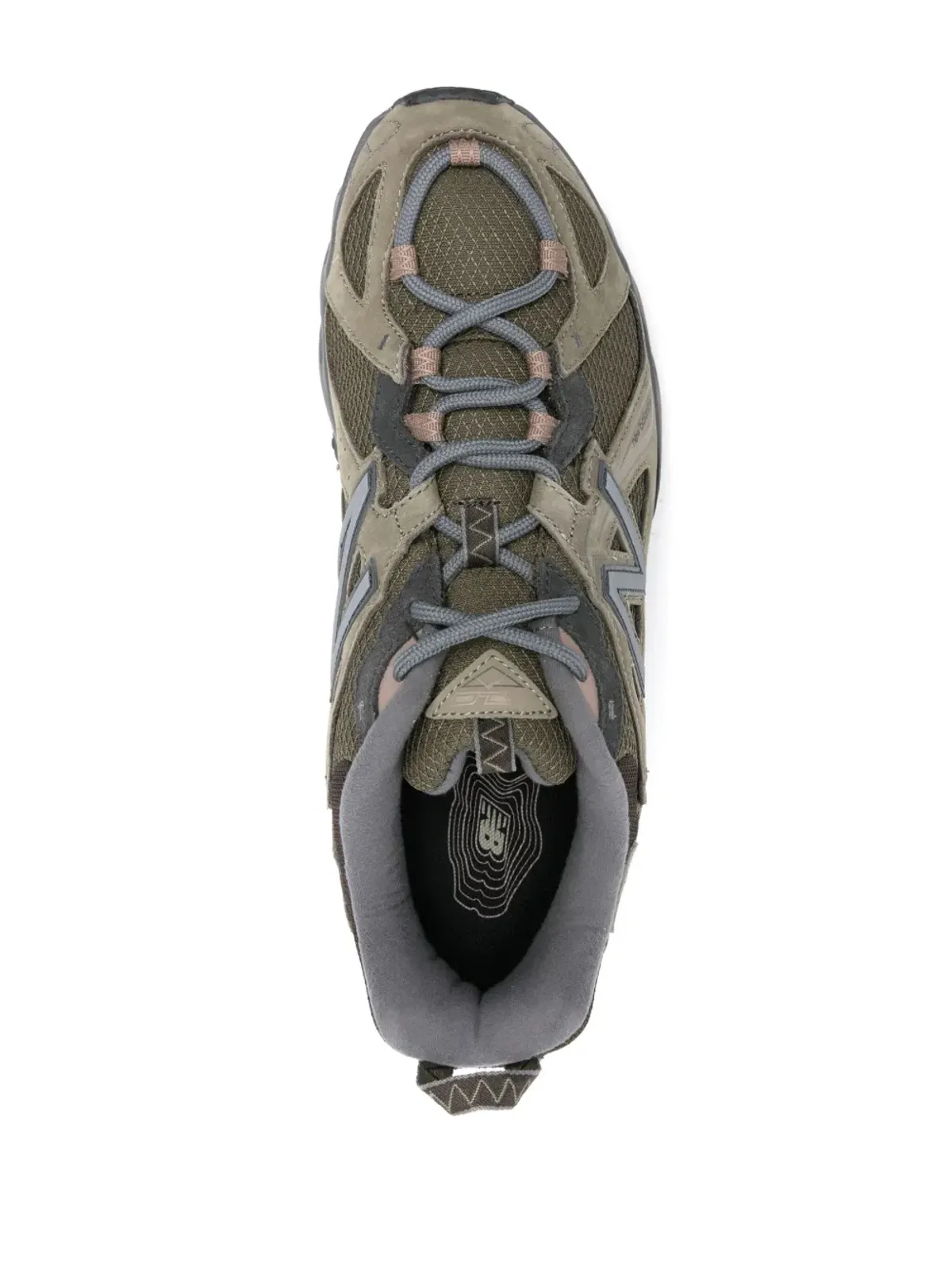 New Balance 610v1 レースアップ レザー スニーカー - グリーン - 画像4