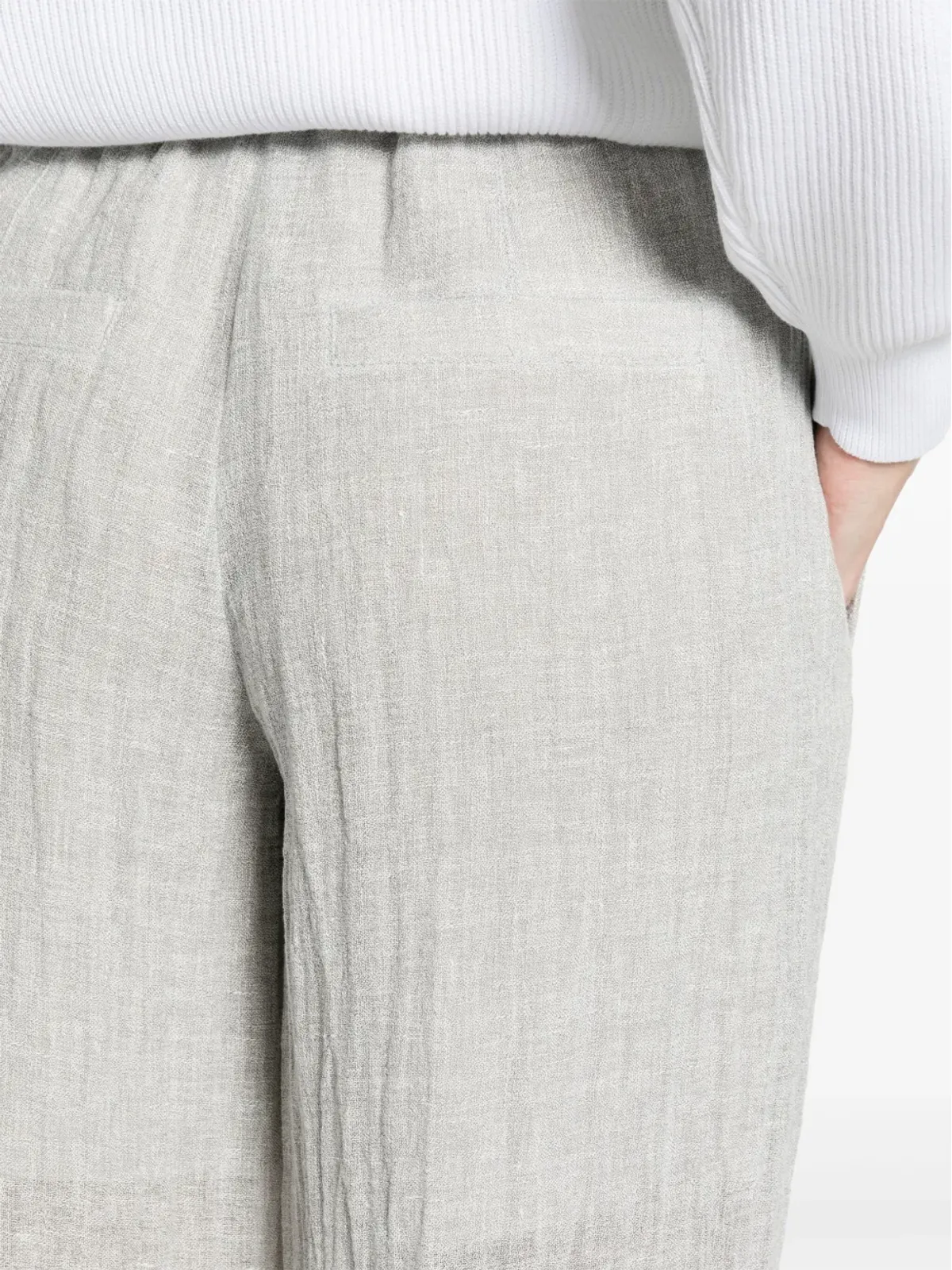 Brunello Cucinelli ハイウエスト パラッツォパンツ - 画像5