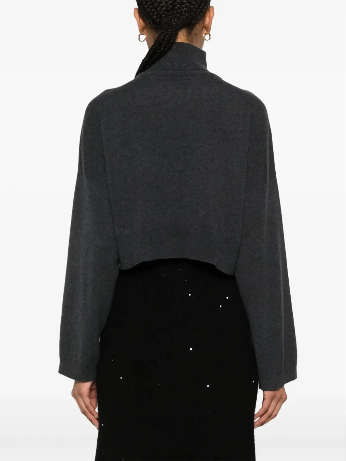 Brunello Cucinelli Moniliモチーフのクロップドトップ - 画像4