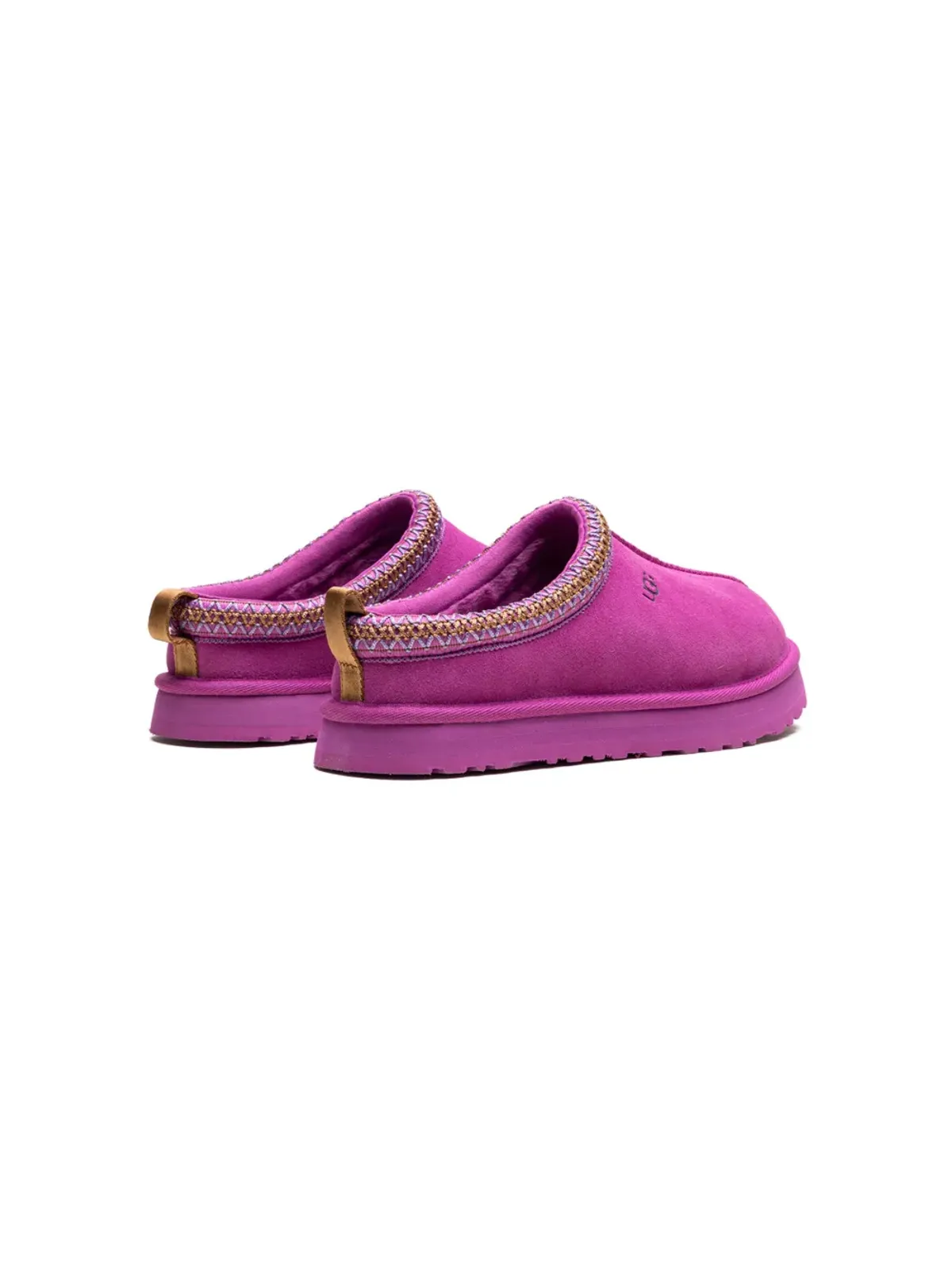 UGG Kids Tazz ピンクブレイド スリッパ - 画像3