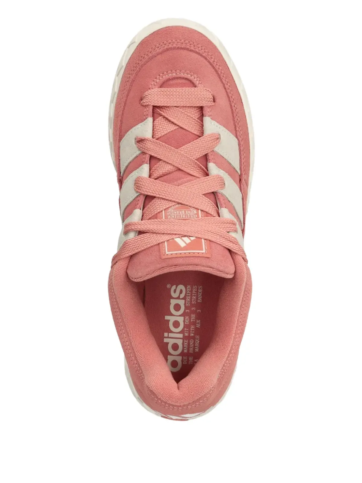 adidas アディマティック スエード3ストライプスニーカー - ピンク - 画像4