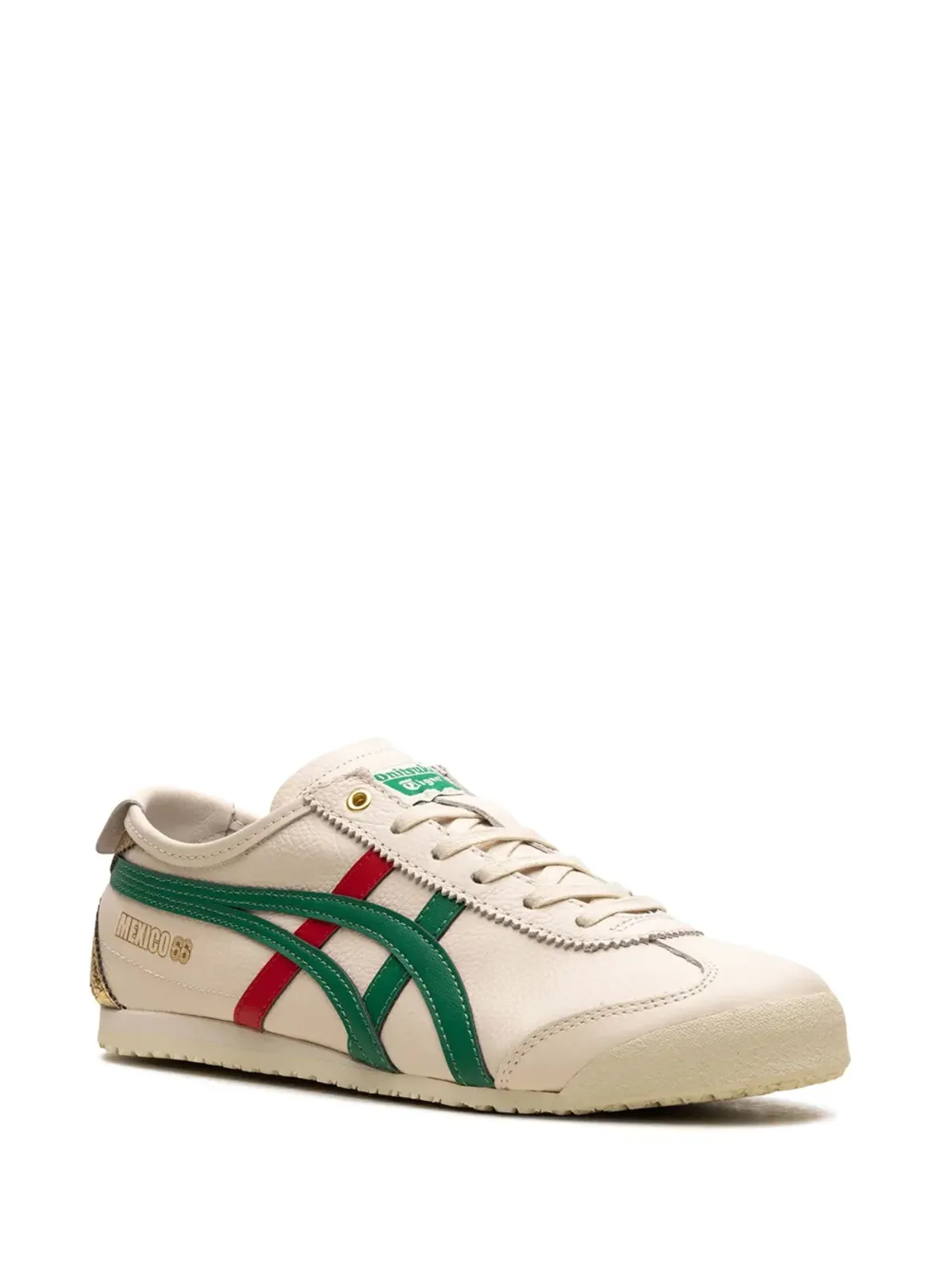 Onitsuka Tiger Mexico 66 Birch Kale/Red/Gold スニーカー - 画像2