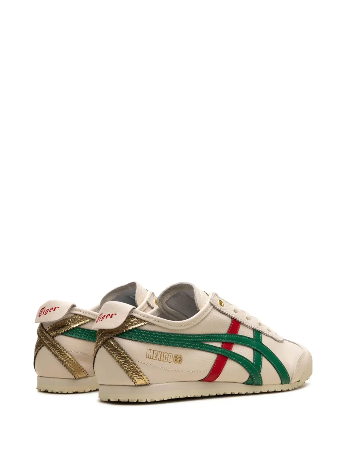 Onitsuka Tiger Mexico 66 Birch Kale/Red/Gold スニーカー - 画像3