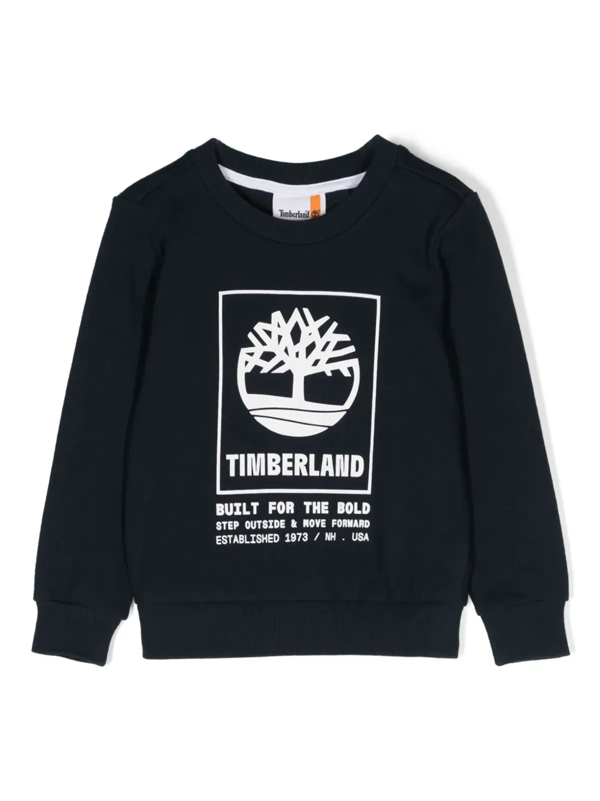 Timberland Kids ロゴプリント コットン スウェットシャツ - 画像1