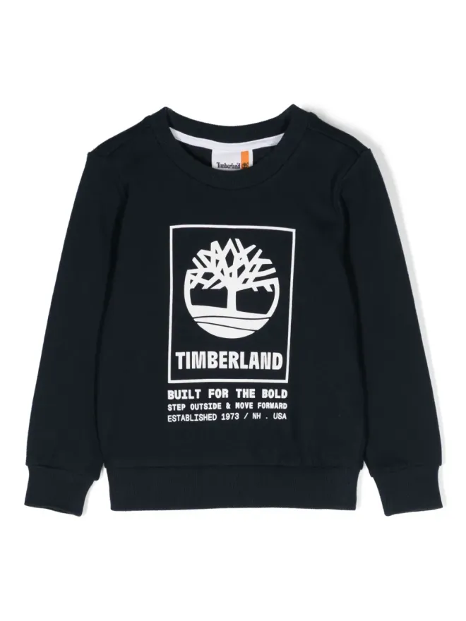 Timberland Kids Timberland Kids ロゴプリント コットン スウェットシャツの商品画像