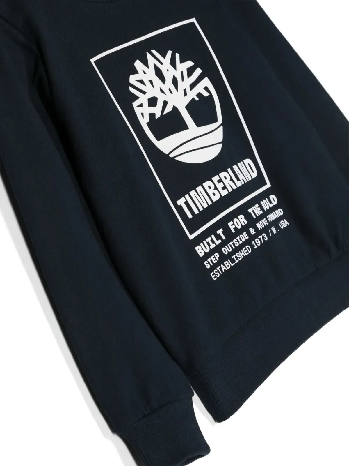 Timberland Kids ロゴプリント コットン スウェットシャツ - 画像3