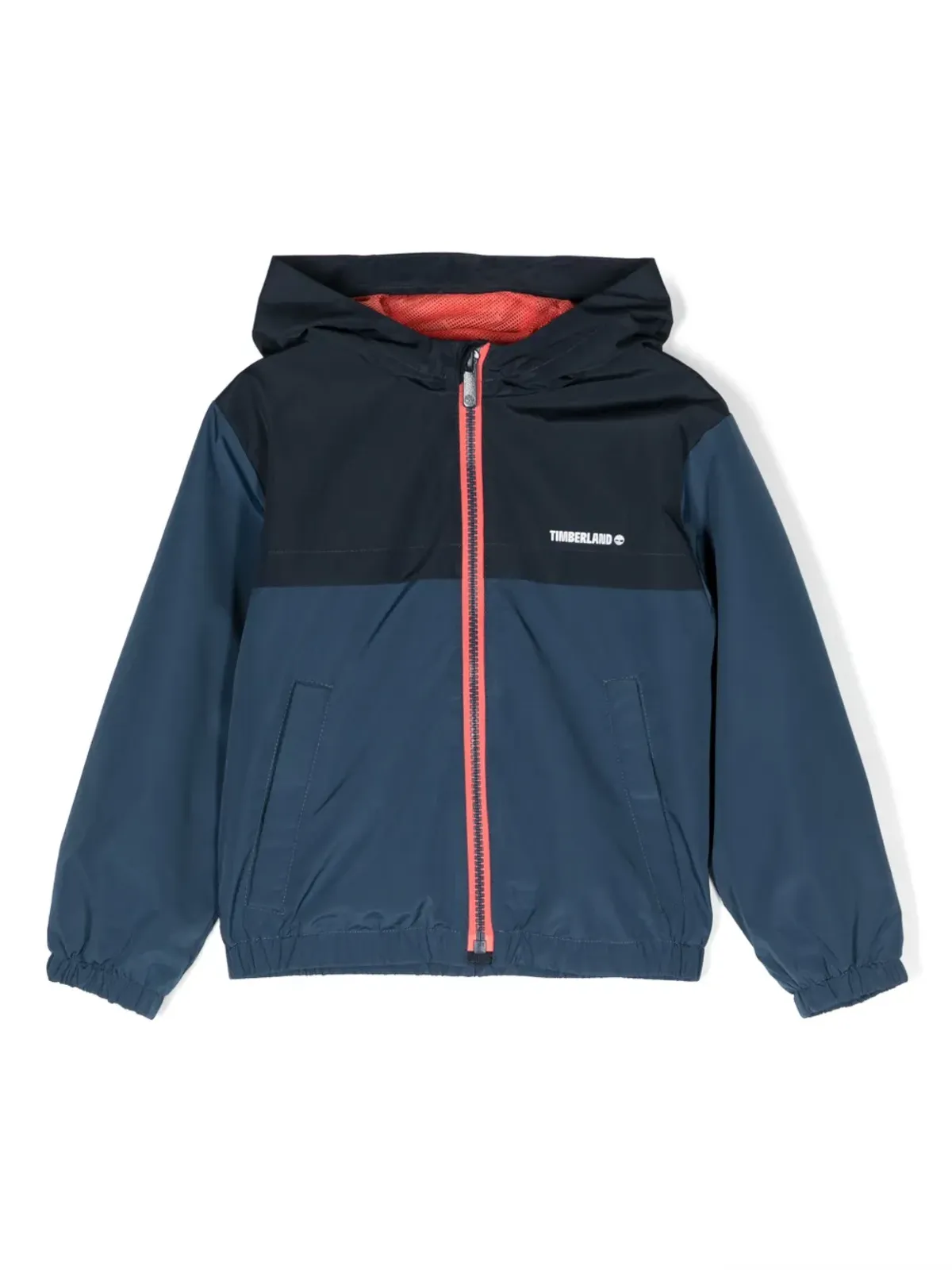 Timberland Kids ロゴプリント フード付きジャケット - 画像1