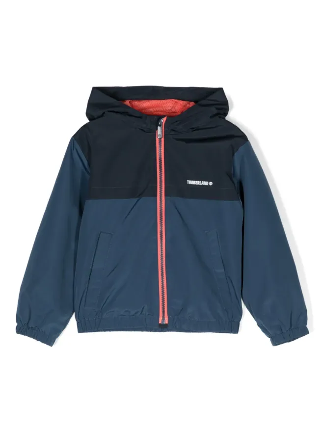 Timberland Kids Timberland Kids ロゴプリント フード付きジャケットの商品画像