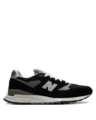 New Balance 998 ブラック スニーカー - サムネイル1