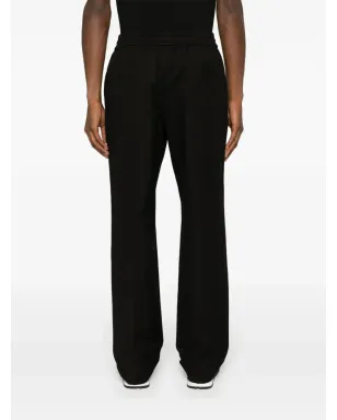 Valentino Garavani V-detail キャンバスパンツ - ブラック - サムネイル4