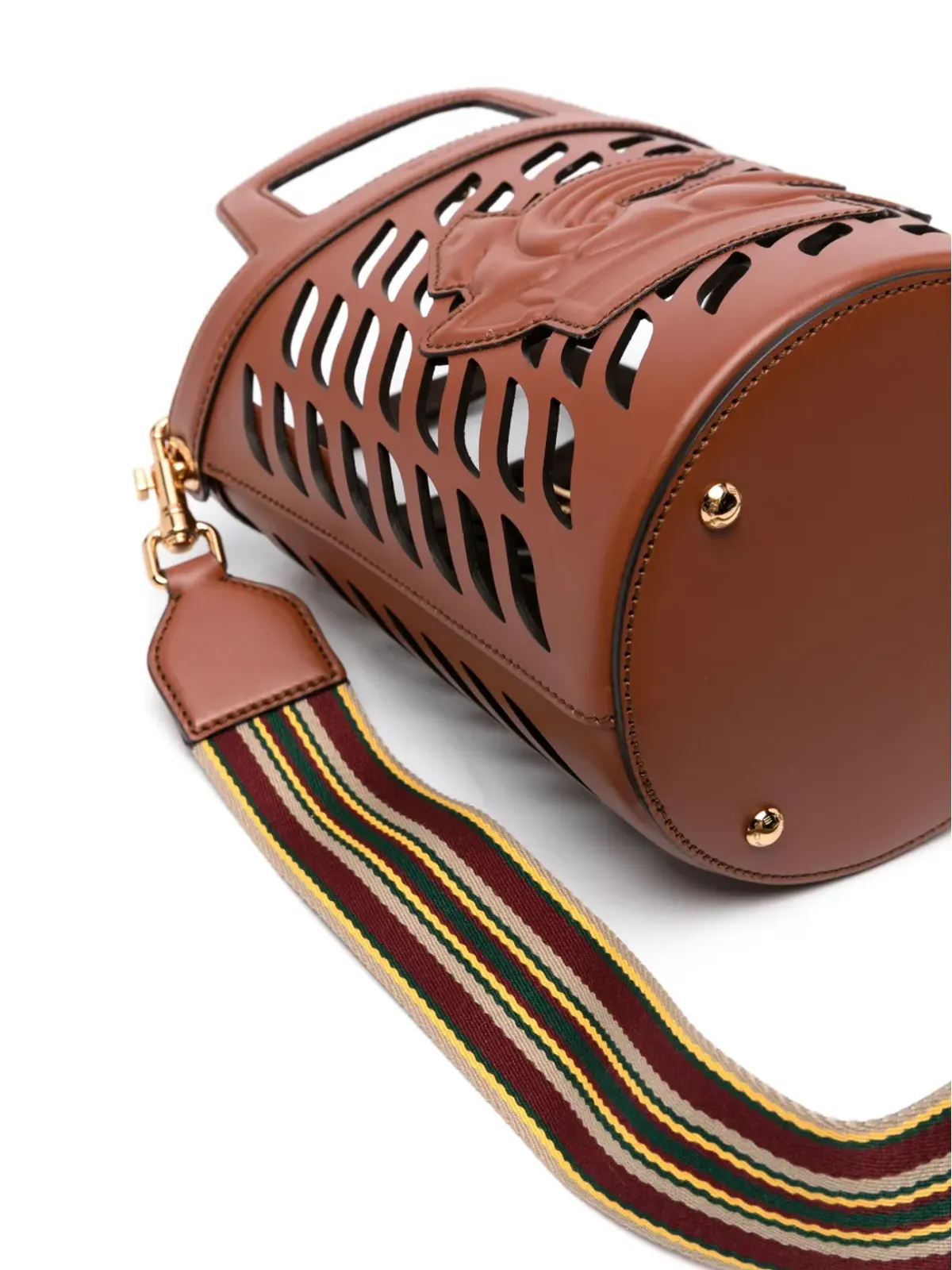 ETRO Coffa レザー トートバッグ - ブラウン - 画像4