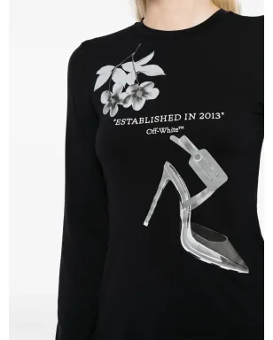 Off-White X-Rayプリント長袖Tシャツ ブラック - サムネイル5