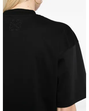 Off-White アローズ刺繍入りコットンTシャツ - ブラック - サムネイル5
