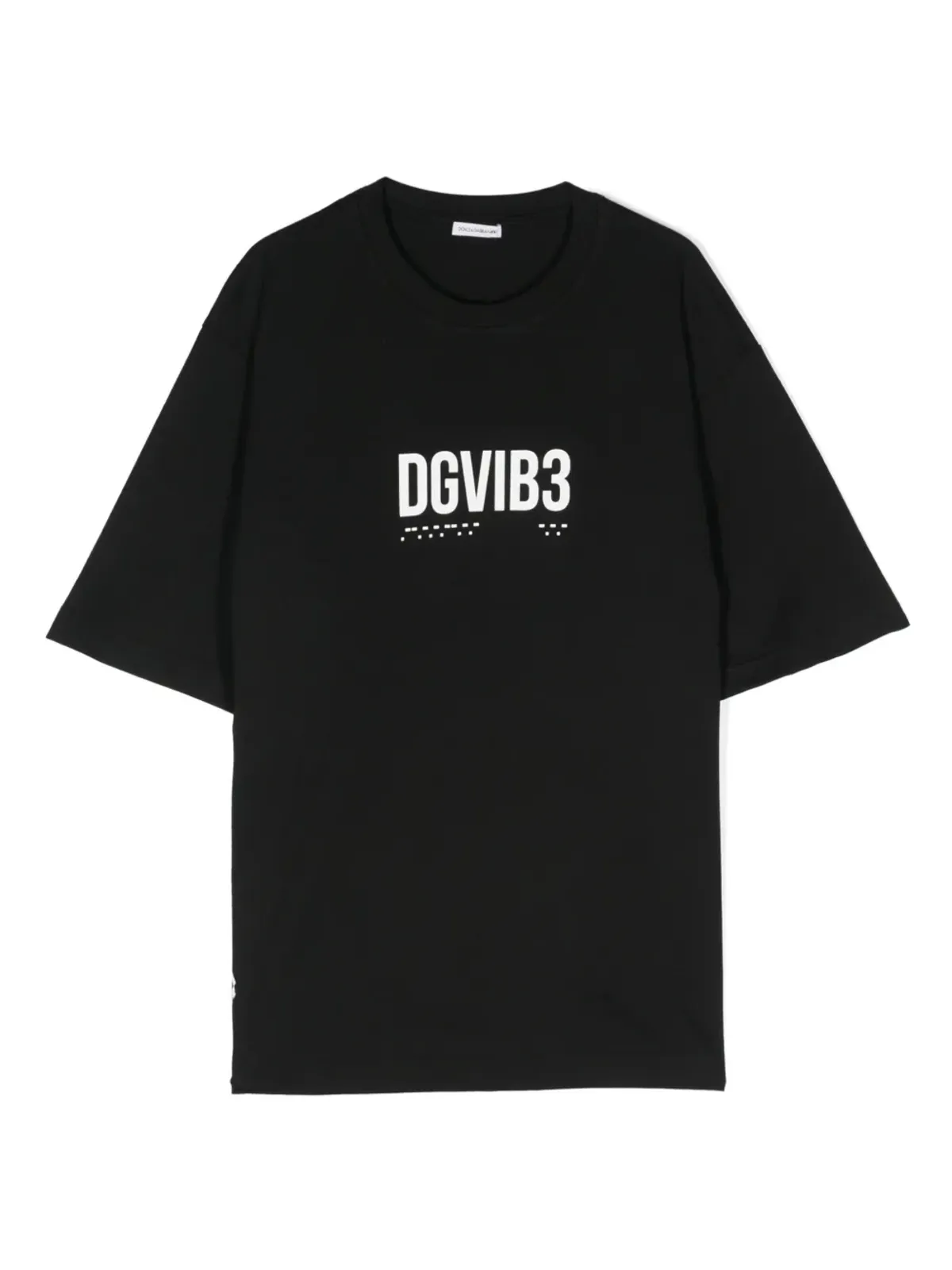 Dolce & Gabbana DGVIB3 プリント コットン Tシャツ - 画像1