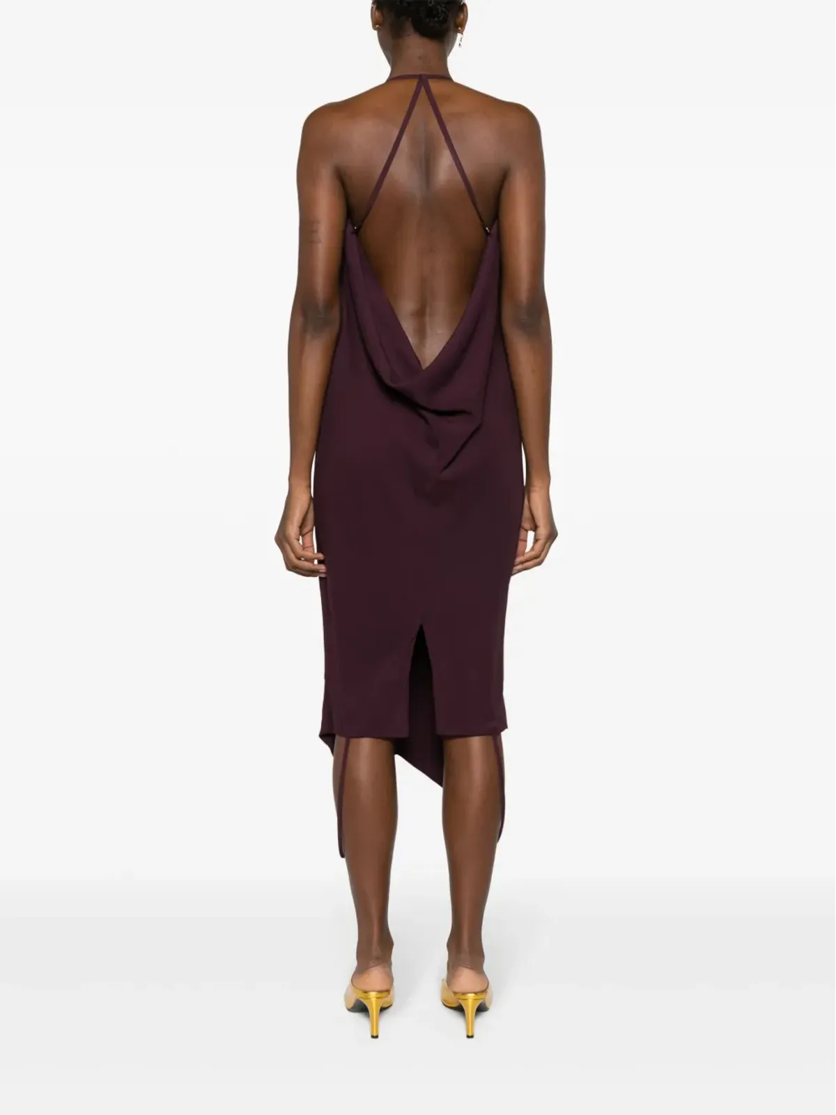 Viktor & Rolf Upside Down クレープ キャミソールドレス - 画像4