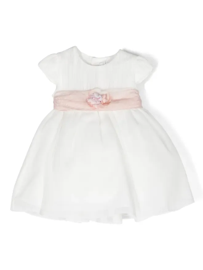 AMAYA AMAYA 花柄アップリケプリーツドレスの商品画像