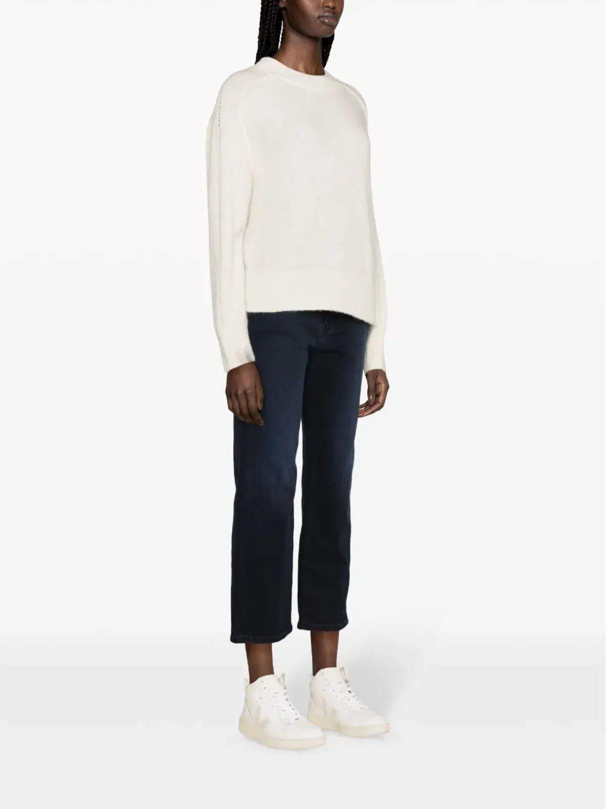 A.P.C. シームディテール ウール混紡 ジャンパー - ホワイト - 画像3