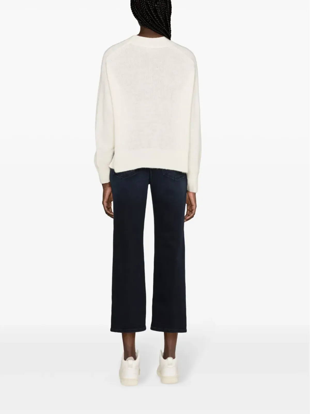 A.P.C. シームディテール ウール混紡 ジャンパー - ホワイト - 画像4
