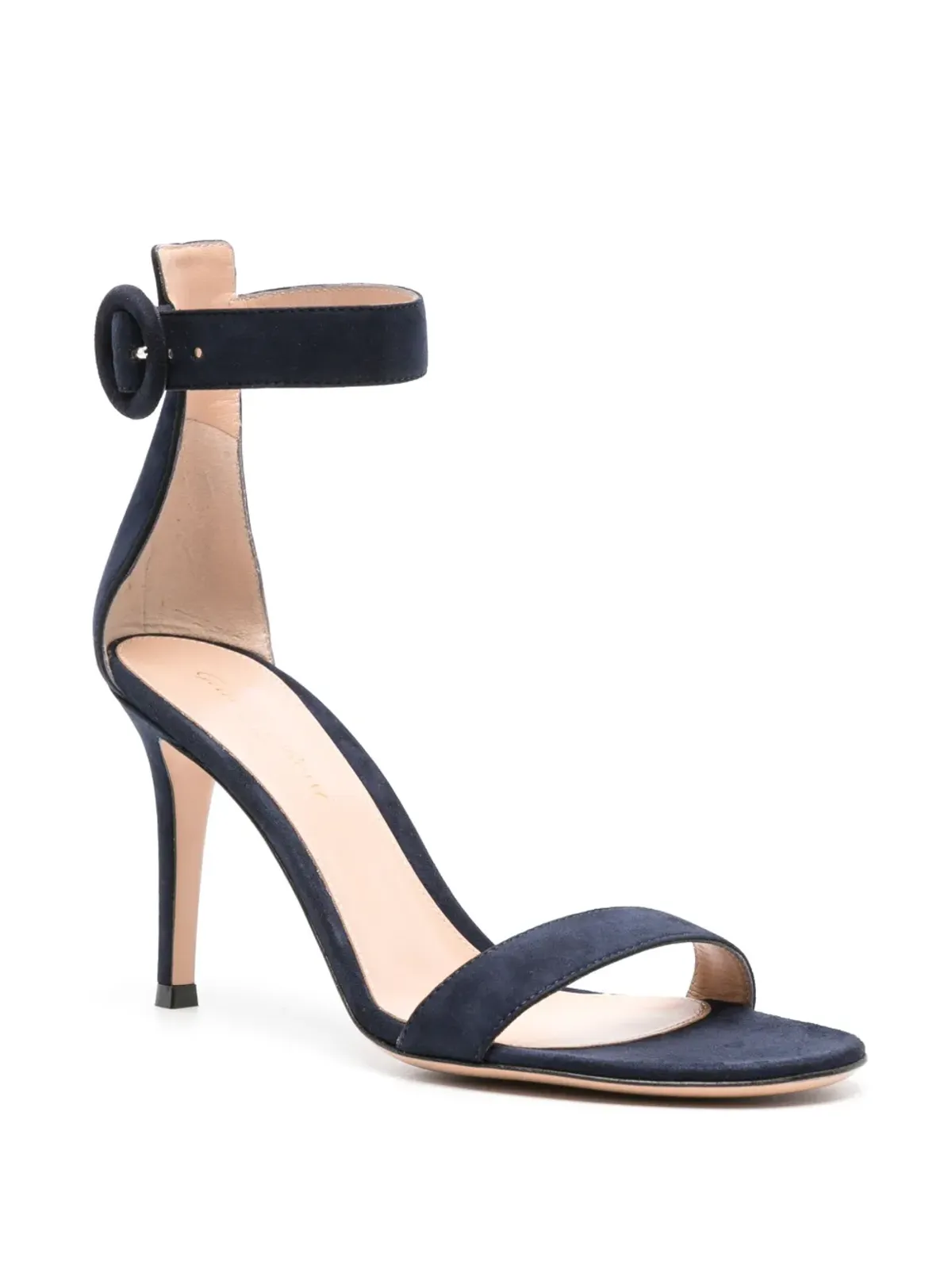 Gianvito Rossi リッカ 95mm スエードサンダル - ブルー - 画像2