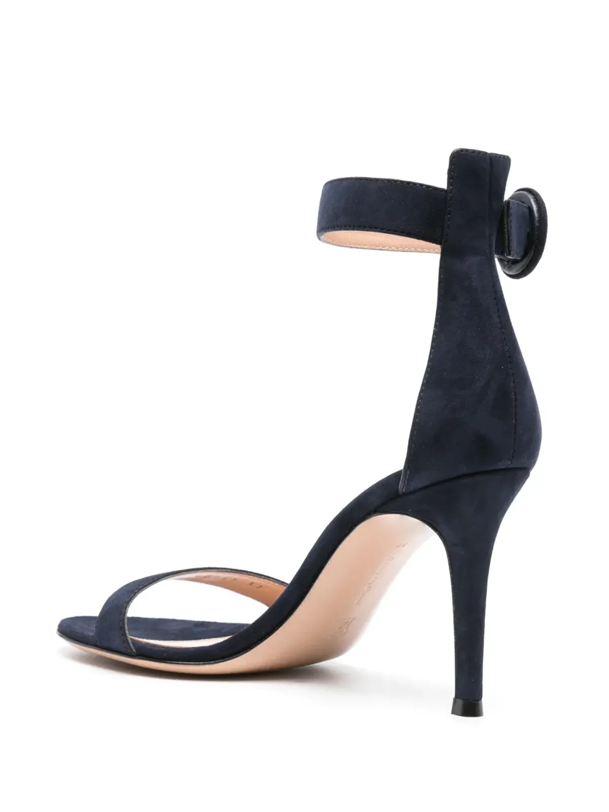 Gianvito Rossi リッカ 95mm スエードサンダル - ブルー - 画像3