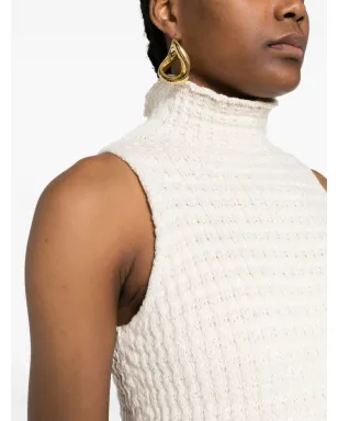 Jil Sander ハイネックニットトップ - ネチュラルカラー - サムネイル5