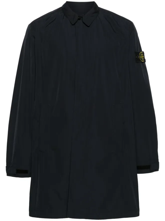 Stone Island Stone Island コンパスバッジ付きシングルブレストコート - ブルーの商品画像