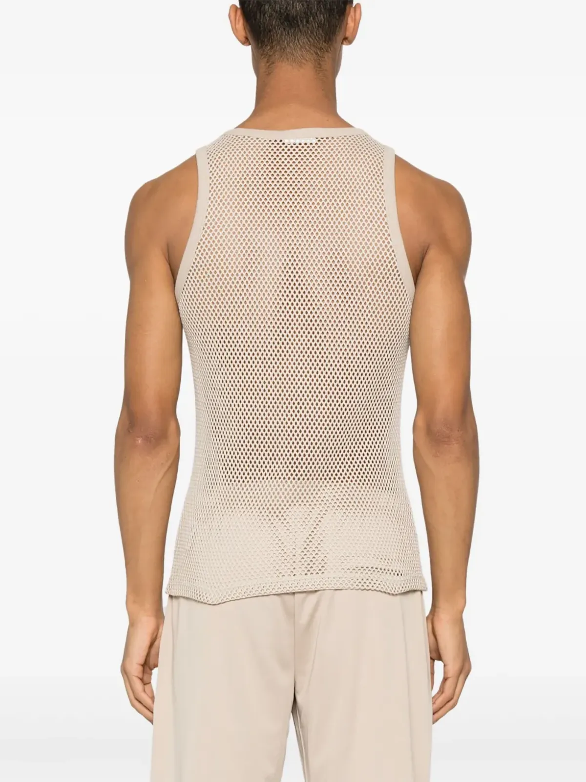 Courrèges ロゴパッチ メッシュトップ - 画像4