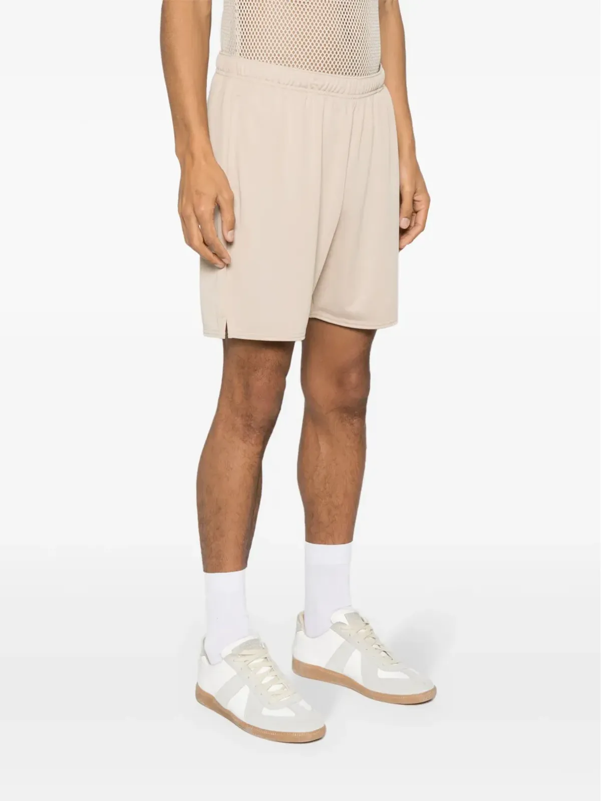 Courrèges アップリケ ロゴ トラックショーツ - ニュートラル - 画像3