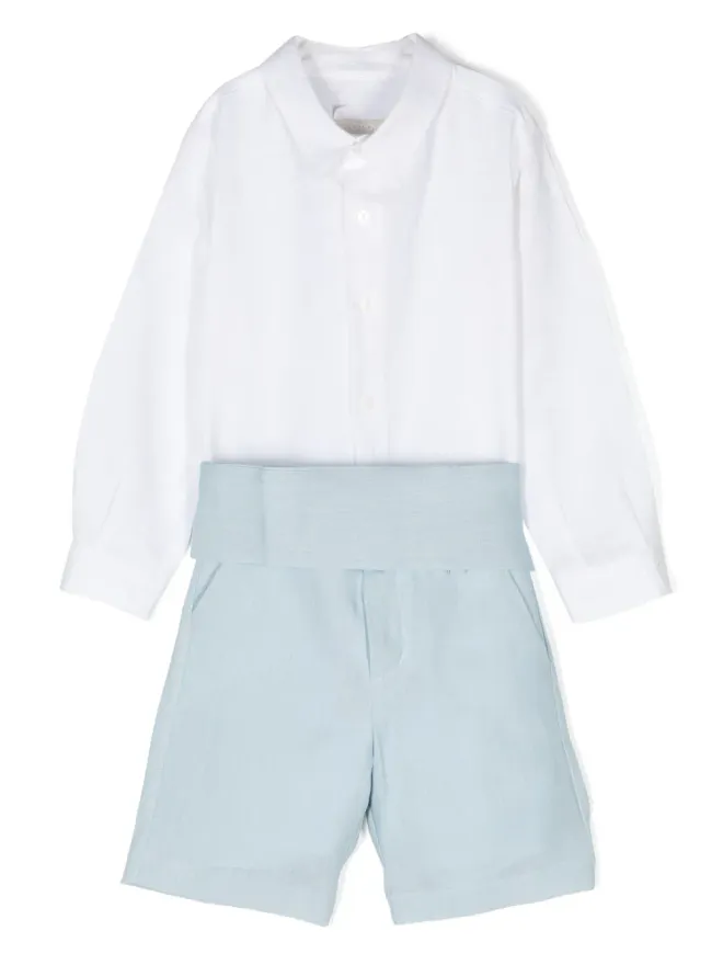 AMAYA AMAYA ツーピースリネンブレンドスーツの商品画像