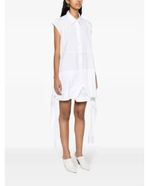 Viktor & Rolf Upside Down ミディシャツドレス ホワイト - サムネイル3