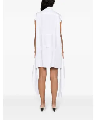 Viktor & Rolf Upside Down ミディシャツドレス ホワイト - サムネイル4