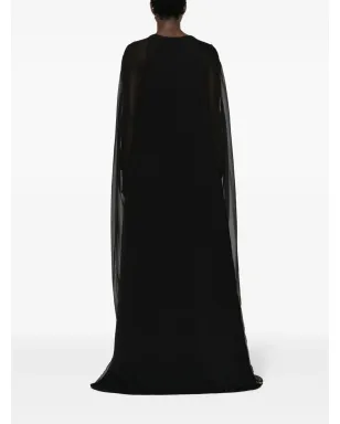 TOM FORD セミシアーパネル付きマキシドレス - サムネイル4