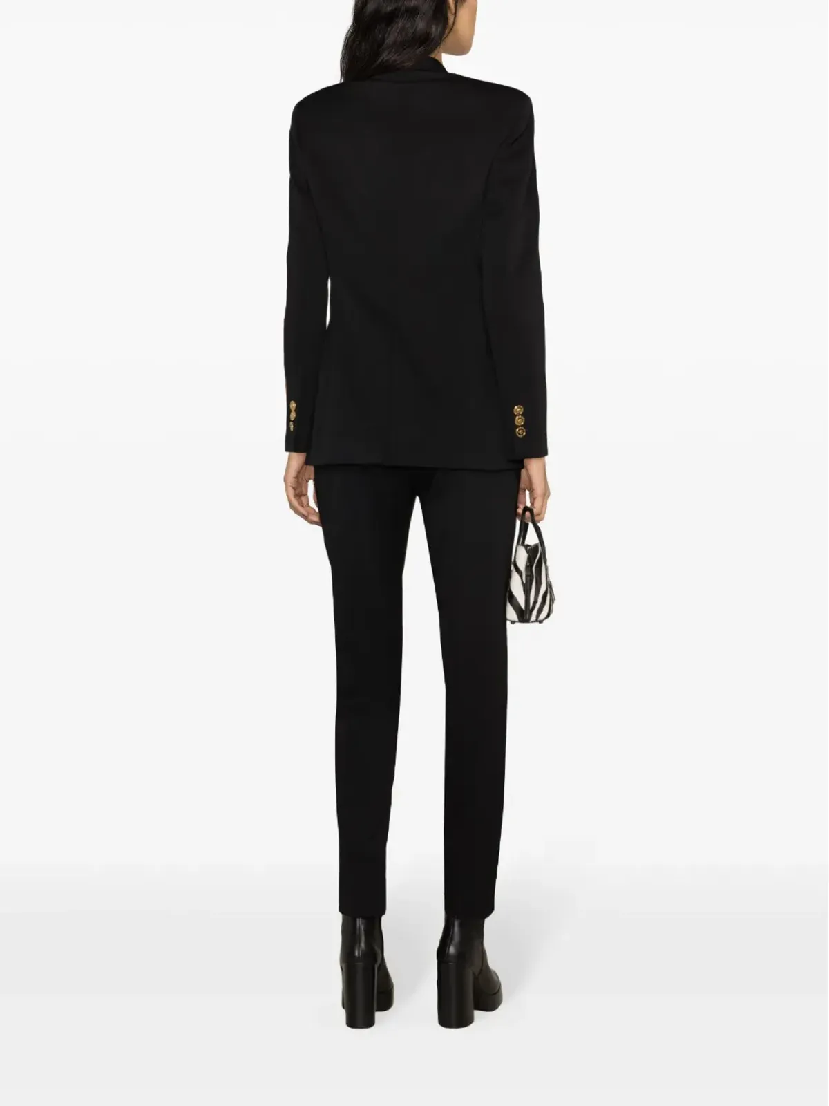 Versace メデューサボタン付き シングルブレスト ブレザー - 画像4
