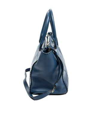 Prada ビンテージ Stitched Twin トートバッグ - ブルー - サムネイル4